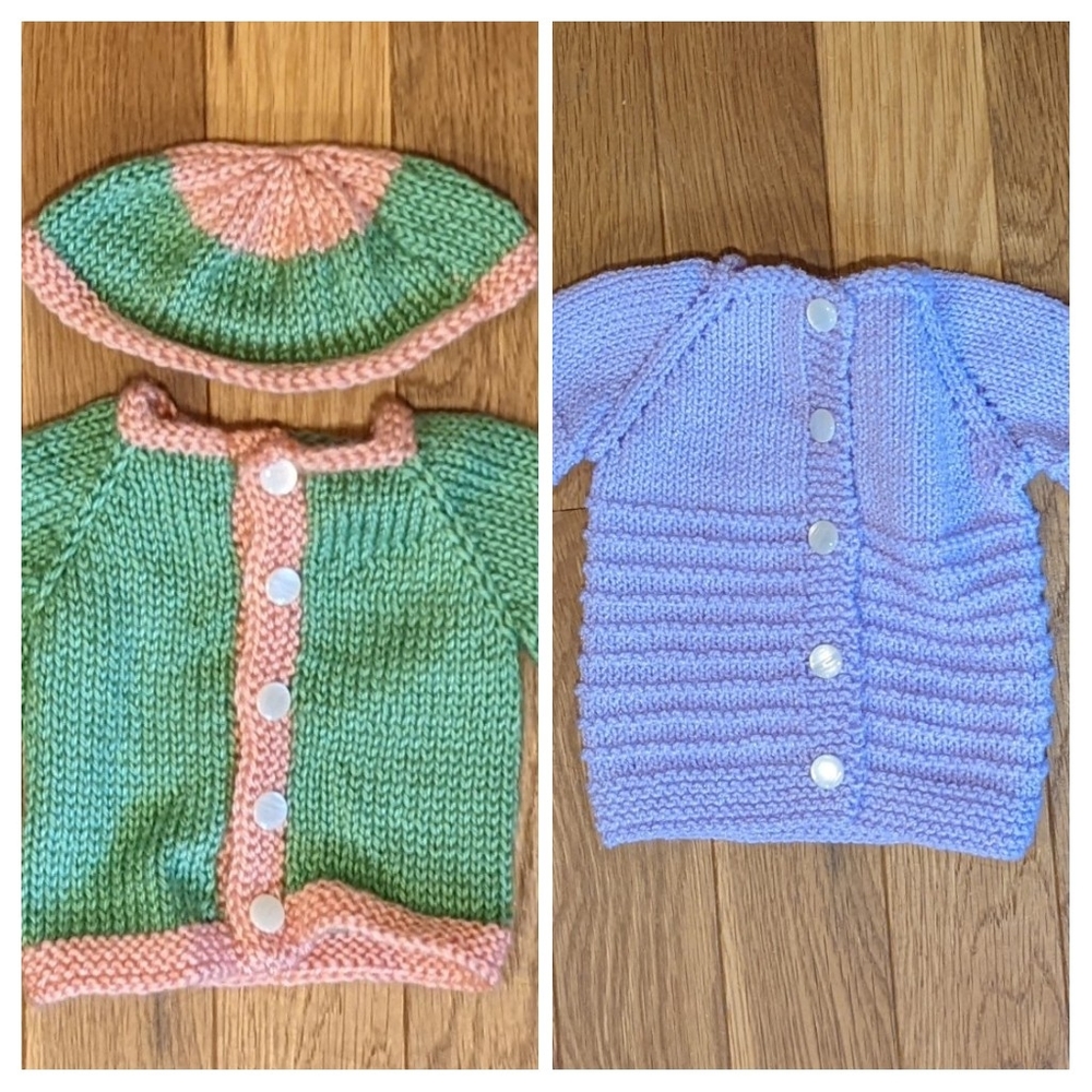 18" Doll Lot of 2 handmade sweaters